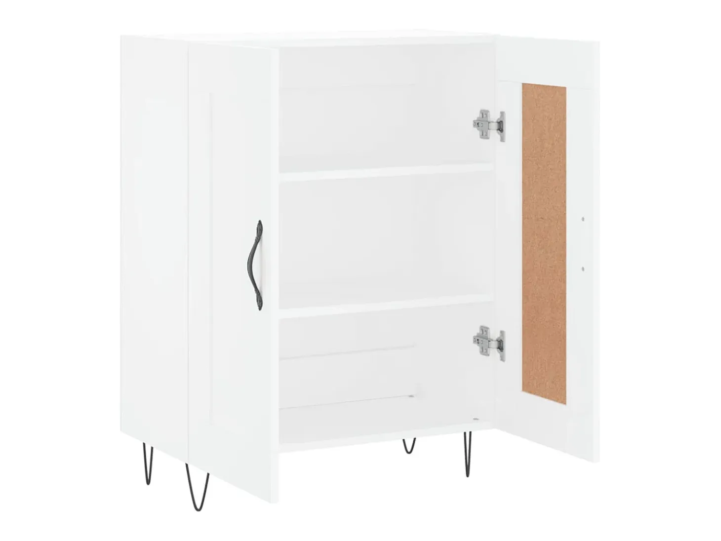 Aparador blanco 69,5x34x90 cm madera de ingeniería