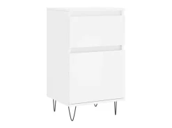 Aparador blanco 40x35x70 cm madera de ingeniería