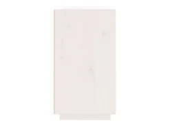 Aparador Blanco 100x40x75 cm Madera Maciza de Pino