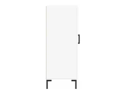 Aparador blanco 34,5x34x90 cm madera de ingeniería