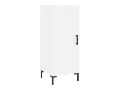 Aparador blanco 34,5x34x90 cm madera de ingeniería