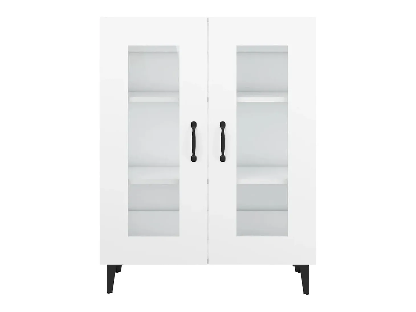 Aparador blanco 69,5x34x90 cm madera de ingeniería
