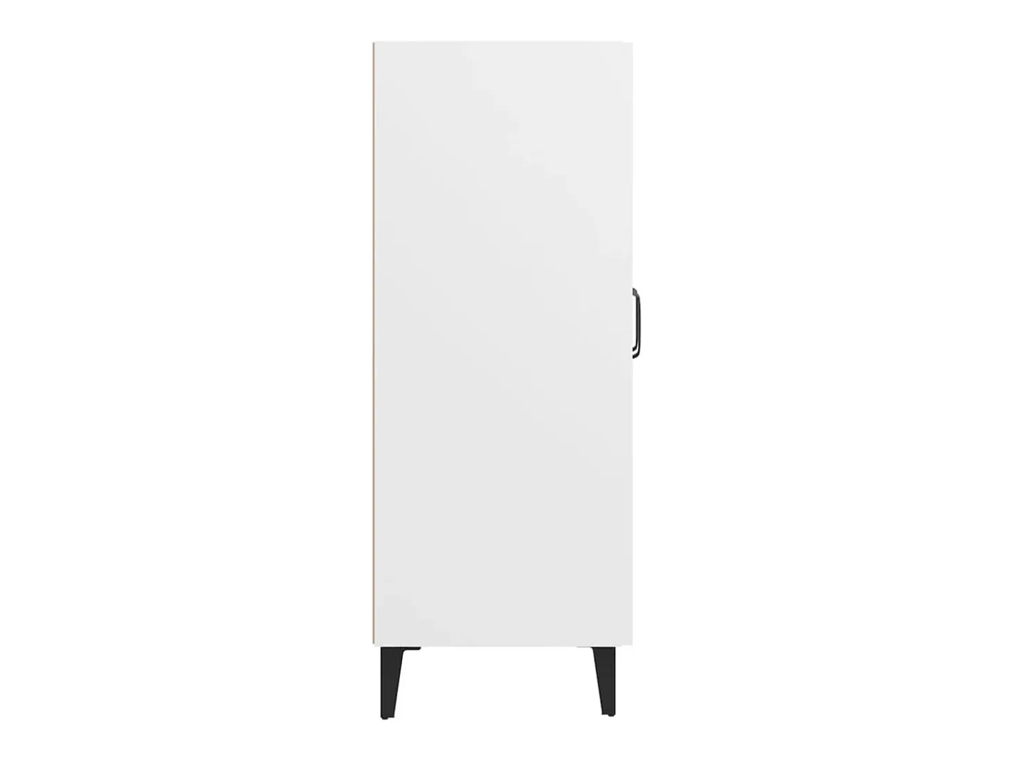 Aparador blanco 69,5x34x90 cm madera de ingeniería