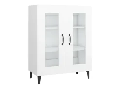 Aparador blanco 69,5x34x90 cm madera de ingeniería