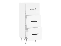 Aparador blanco 34,5x34x90 cm madera de ingeniería