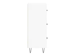 Aparador blanco 34,5x34x90 cm madera de ingeniería