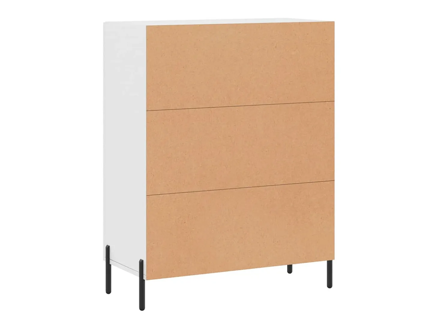Aparador blanco 69,5x34x90 cm madera de ingeniería