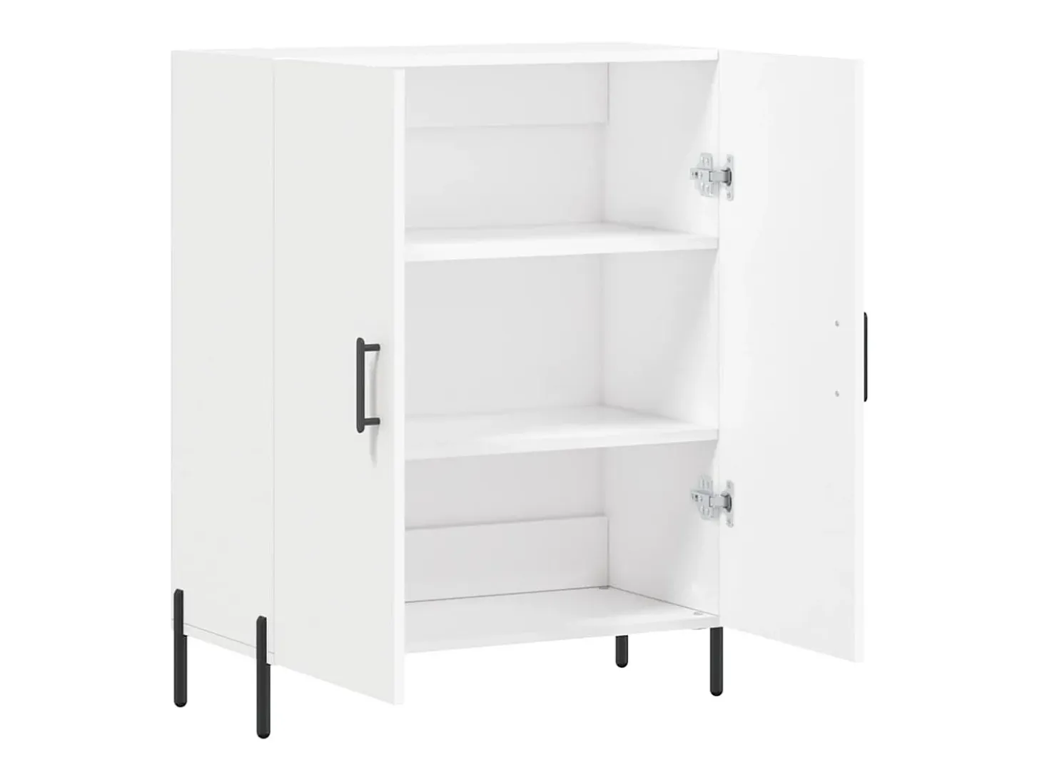 Aparador blanco 69,5x34x90 cm madera de ingeniería