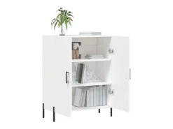 Aparador blanco 69,5x34x90 cm madera de ingeniería