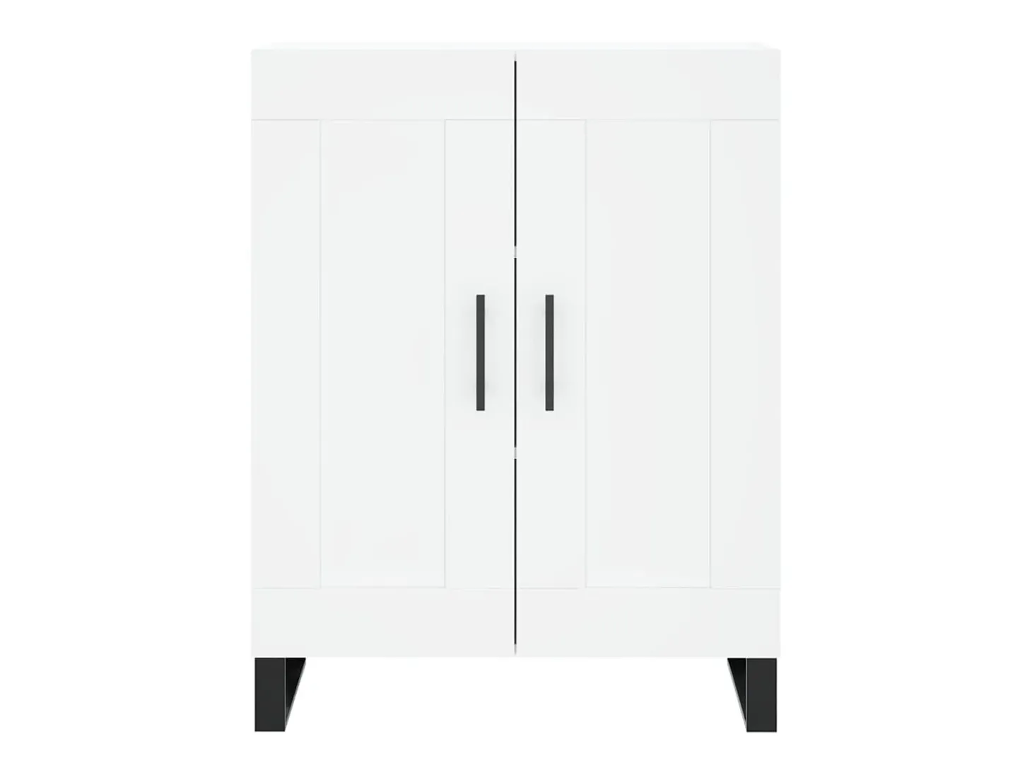 Aparador blanco 69,5x34x90 cm madera de ingeniería