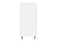 Aparador blanco 90x34x80 cm madera contrachapada