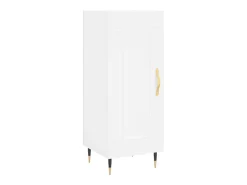Aparador blanco 34,5x34x90 cm madera de ingeniería