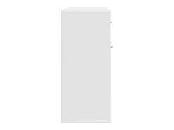 Aparador Blanco 88x30x70 cm Madera de Ingeniería