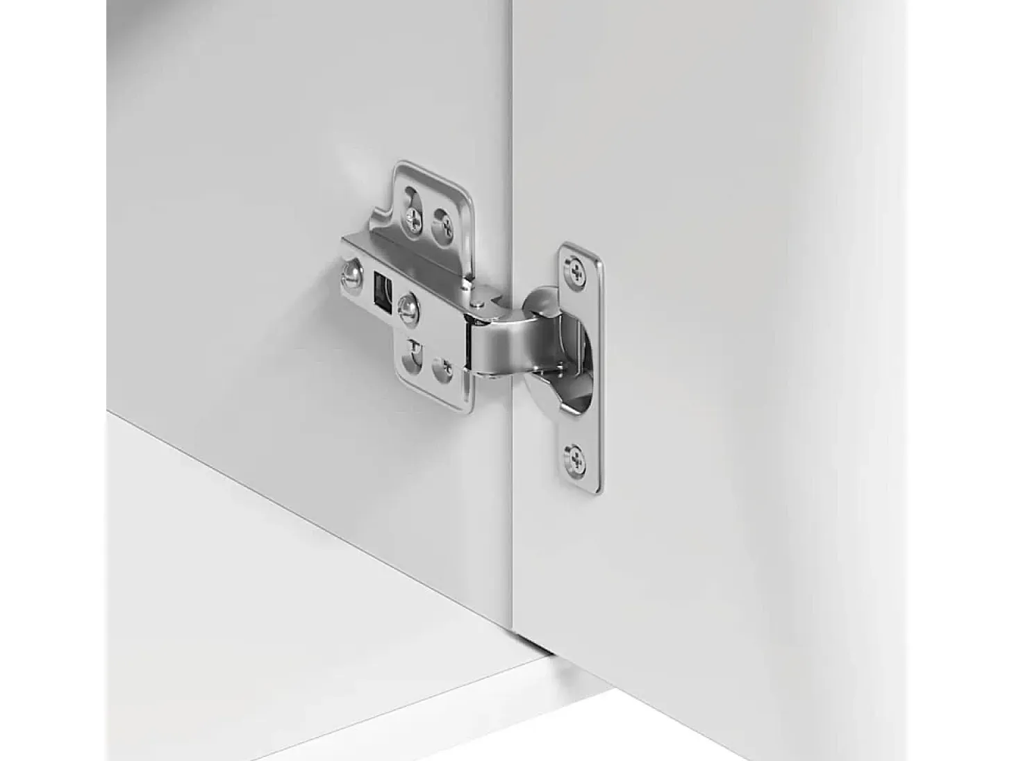 Aparador Blanco 88x30x70 cm Madera de Ingeniería