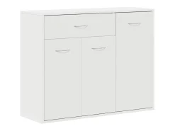 Aparador Blanco 88x30x70 cm Madera de Ingeniería