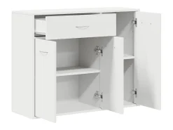 Aparador Blanco 88x30x70 cm Madera de Ingeniería