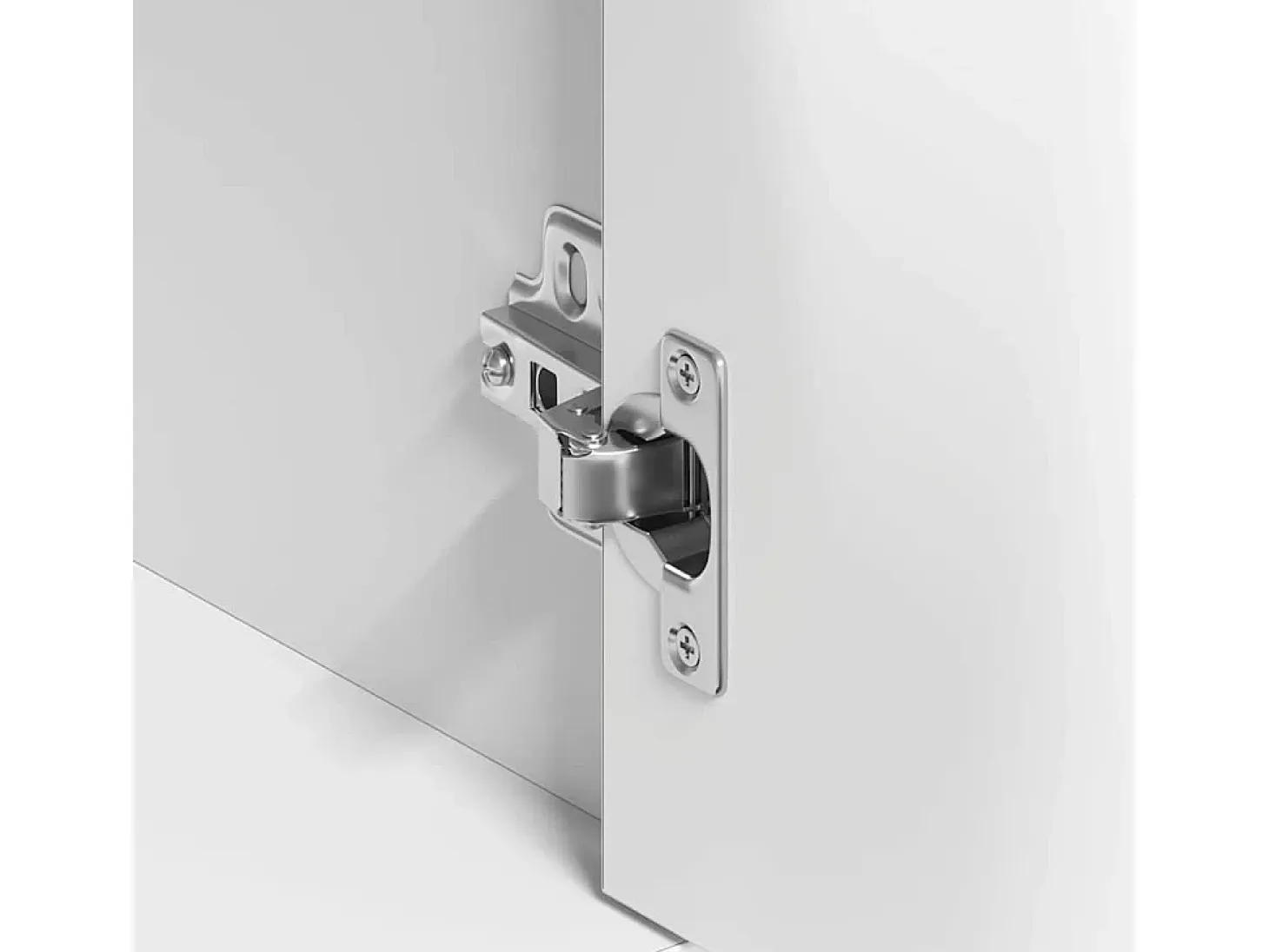 Aparador Blanco 88x30x70 cm Madera de Ingeniería