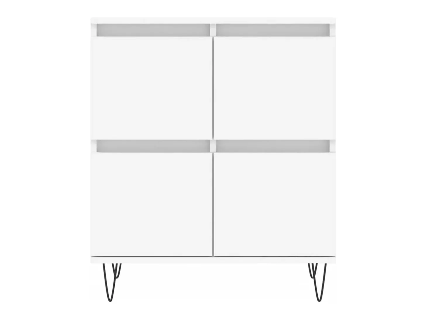 Aparador Blanco 60x35x70 cm Madera de Ingeniería