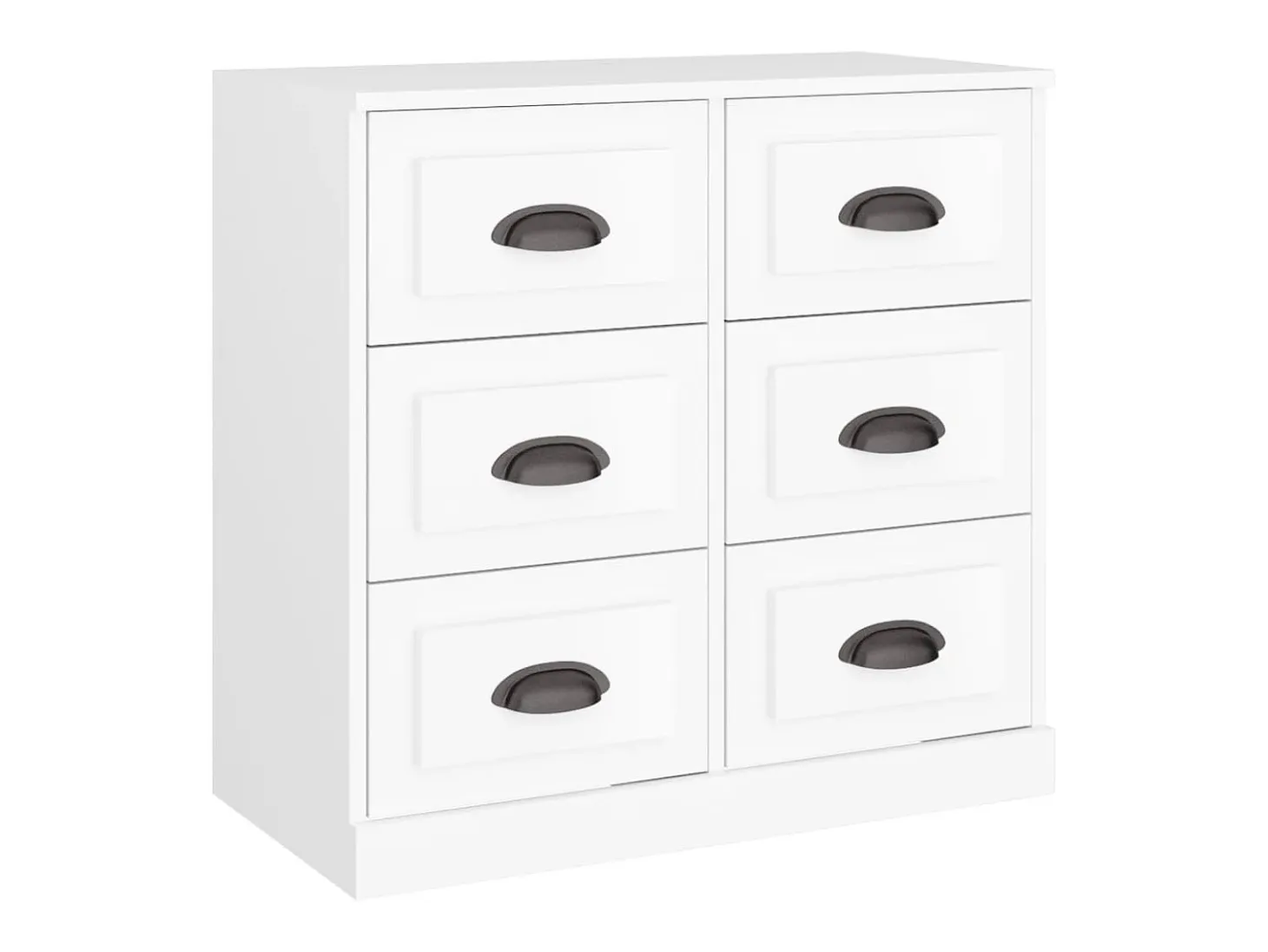 Aparador blanco 70x35,5x67,5 cm madera de ingeniería
