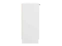 Aparador Blanco 90,5x30x70 cm Madera de Ingeniería