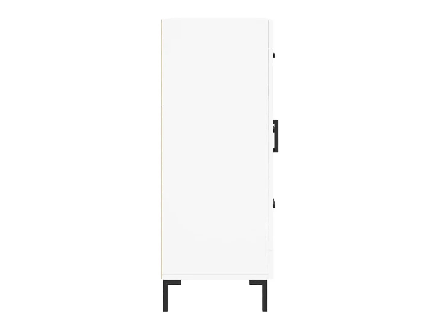 Aparador blanco 69,5x34x90 cm madera de ingeniería