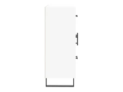 Aparador blanco 69,5x34x90 cm madera de ingeniería