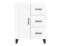 Aparador blanco 69,5x34x90 cm madera de ingeniería