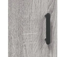 Aparador buffet cómoda armario unidad de almacenamiento organizador cocina salón salón Sonoma 34,5 x 34 x 90 cm madera contrachapada gris 02_0036334