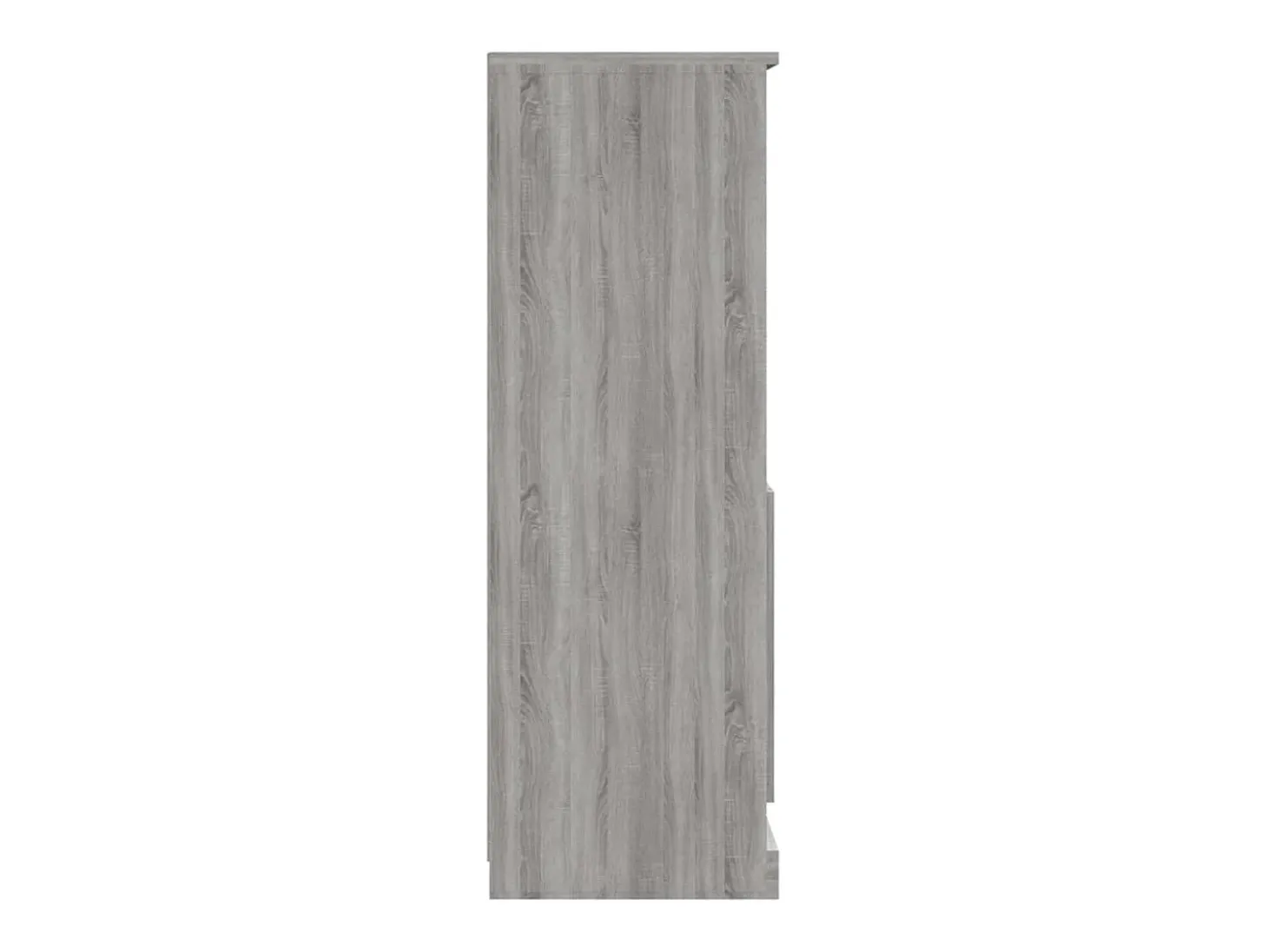 Aparador buffet cómoda armario mueble organizador cocina salón salón alto Sonoma 60 x 35,5 x 103,5 cm madera contrachapada gris 02_0035378