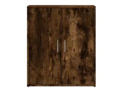 Aparador buffet cómoda armario mueble organizador cocina salón salón juego de 2 60 x 31 x 70 cm madera contrachapada marrón 02_0036739