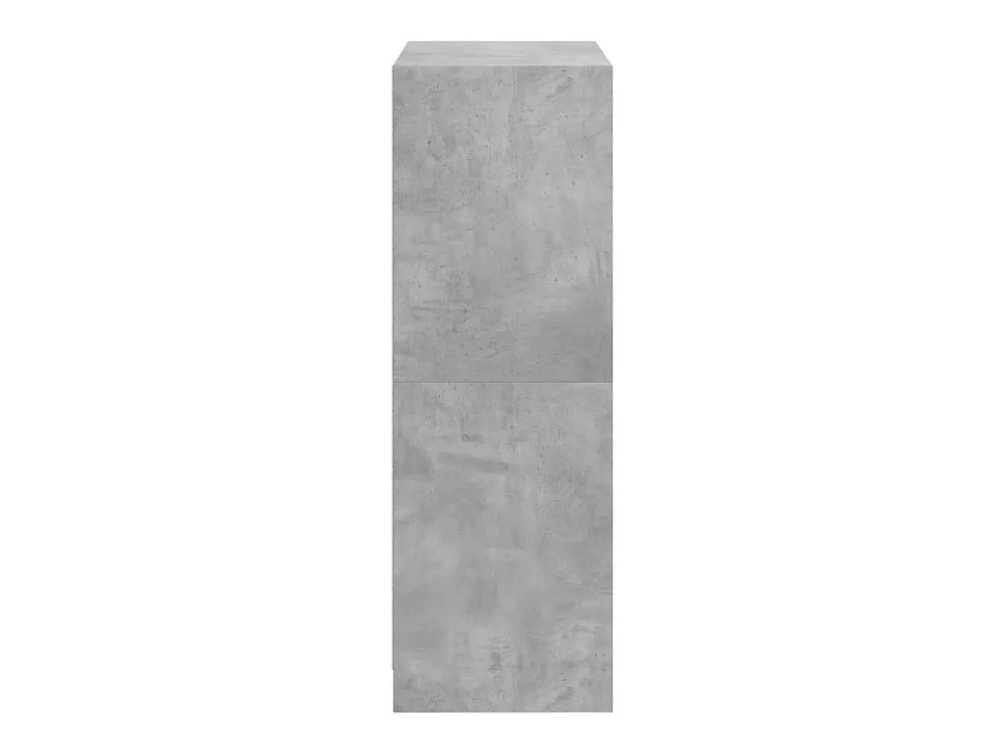 Aparador buffet cómoda armario mueble organizador cocina salón salón alto con puertas 68 x 37 x 109 cm madera contrachapada gris 02_0032239