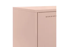 Aparador buffet cómoda armario unidad de almacenamiento organizador cocina salón salón 68,5 x 38,5 x 107 cm acero Rosa 02_0036209