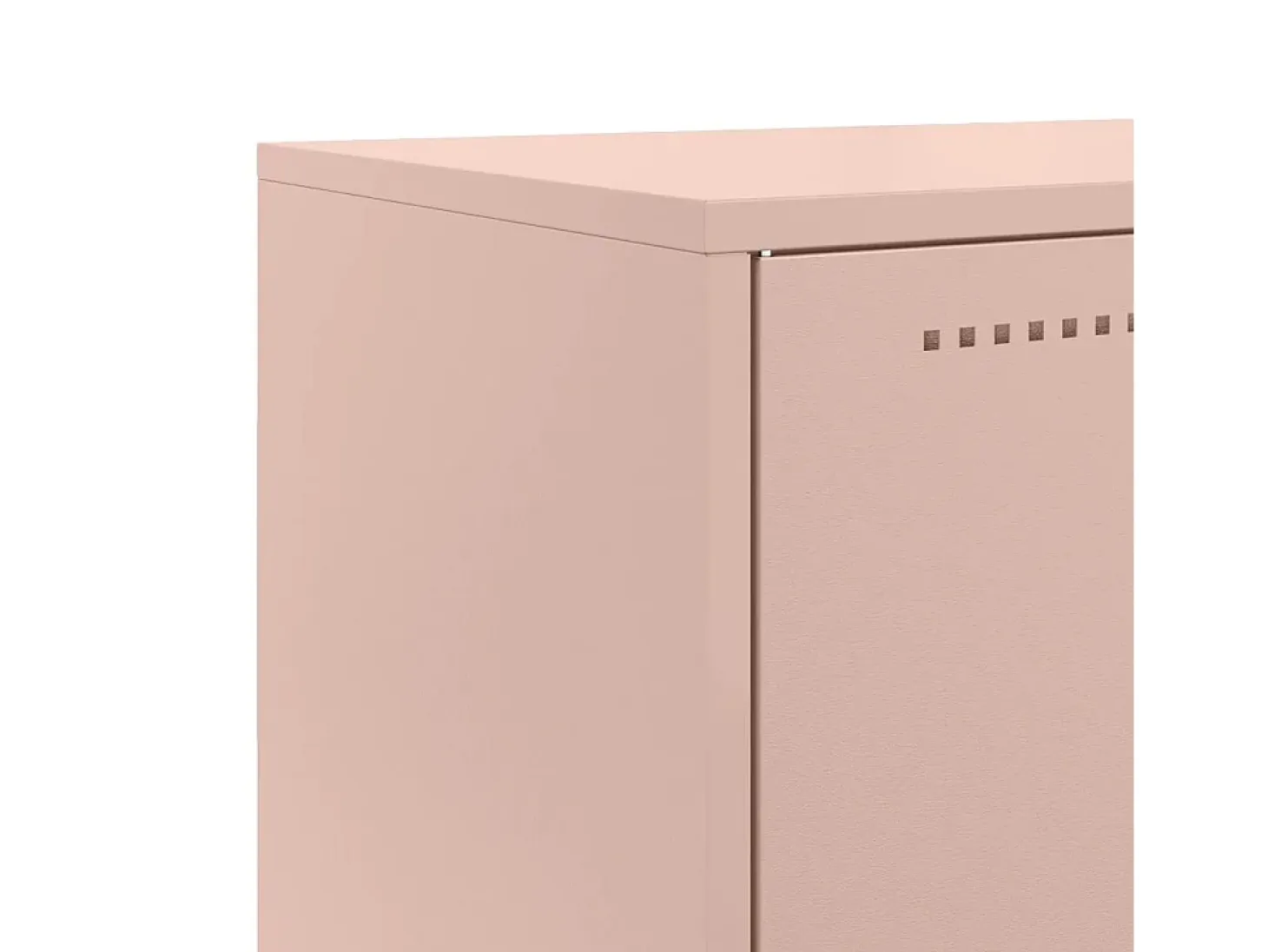 Aparador buffet cómoda armario unidad de almacenamiento organizador cocina salón salón 68,5 x 38,5 x 107 cm acero Rosa 02_0036209