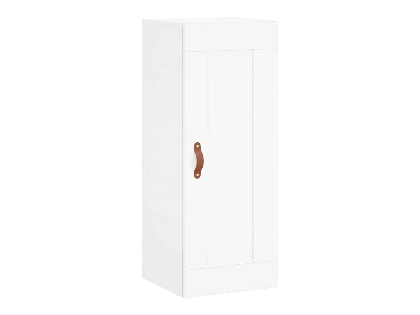 Aparador buffet cómoda armario mueble organizador cocina salón salón alto 34,5 x 34 x 180 cm madera contrachapada blanco 02_0032304