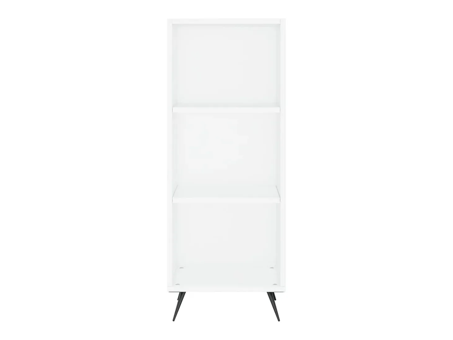 Aparador buffet cómoda armario mueble organizador cocina salón salón alto 34,5 x 34 x 180 cm madera contrachapada blanco 02_0032304
