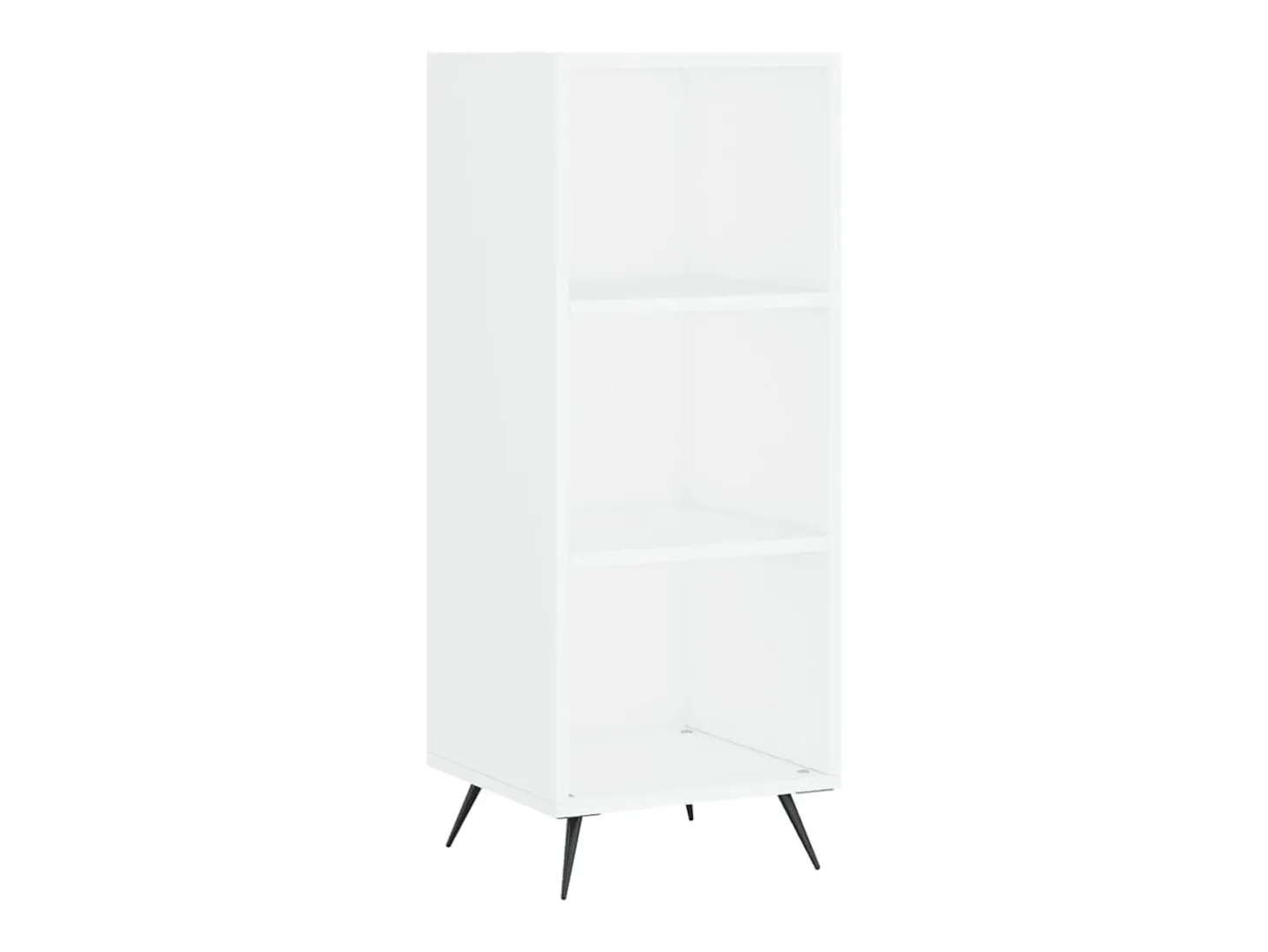 Aparador buffet cómoda armario mueble organizador cocina salón salón alto 34,5 x 34 x 180 cm madera contrachapada blanco 02_0032304