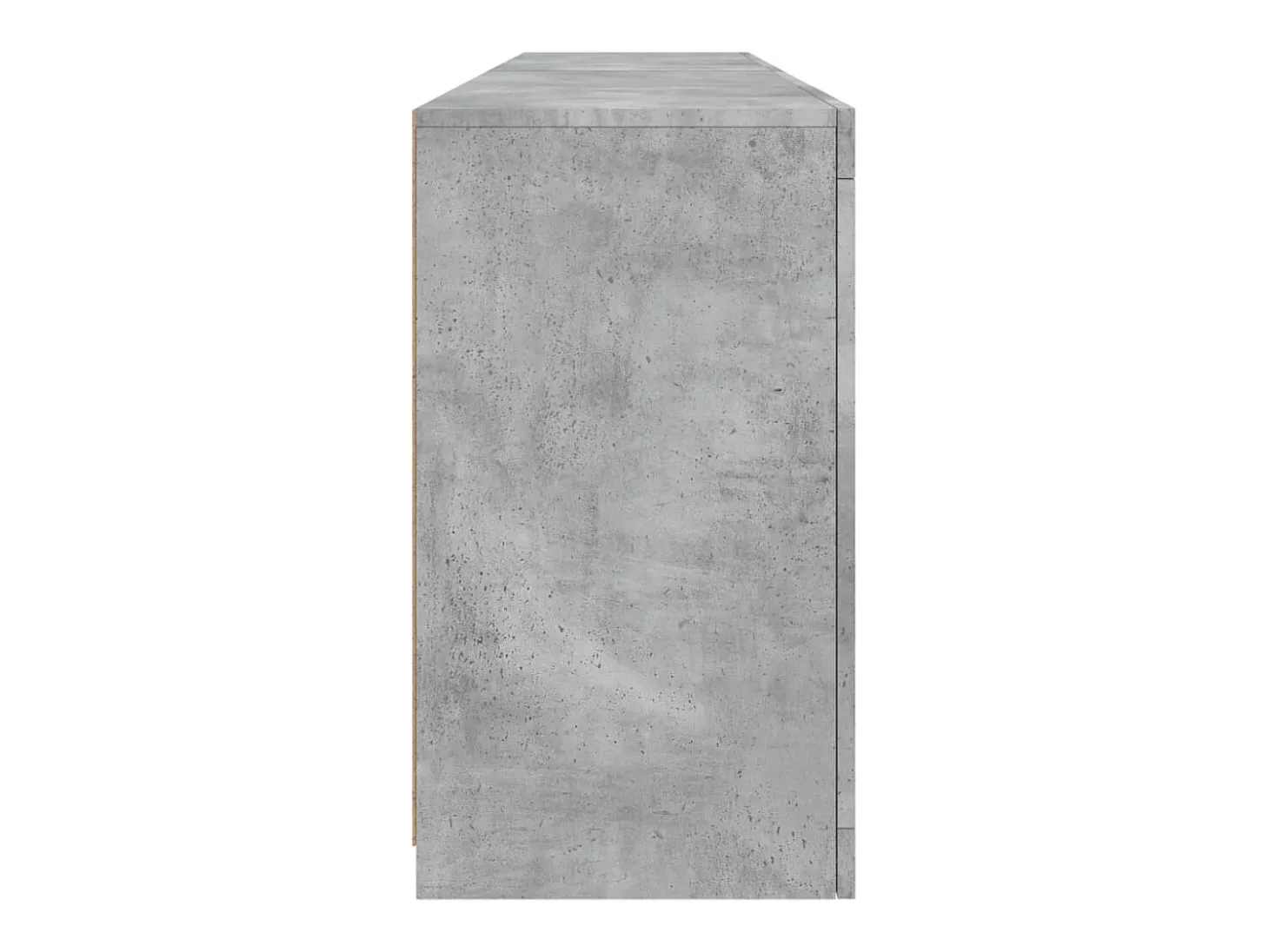 Aparador buffet cómoda armario mueble organizador cocina salón salón con luces LED 164 x 37 x 67 cm gris 02_0029984