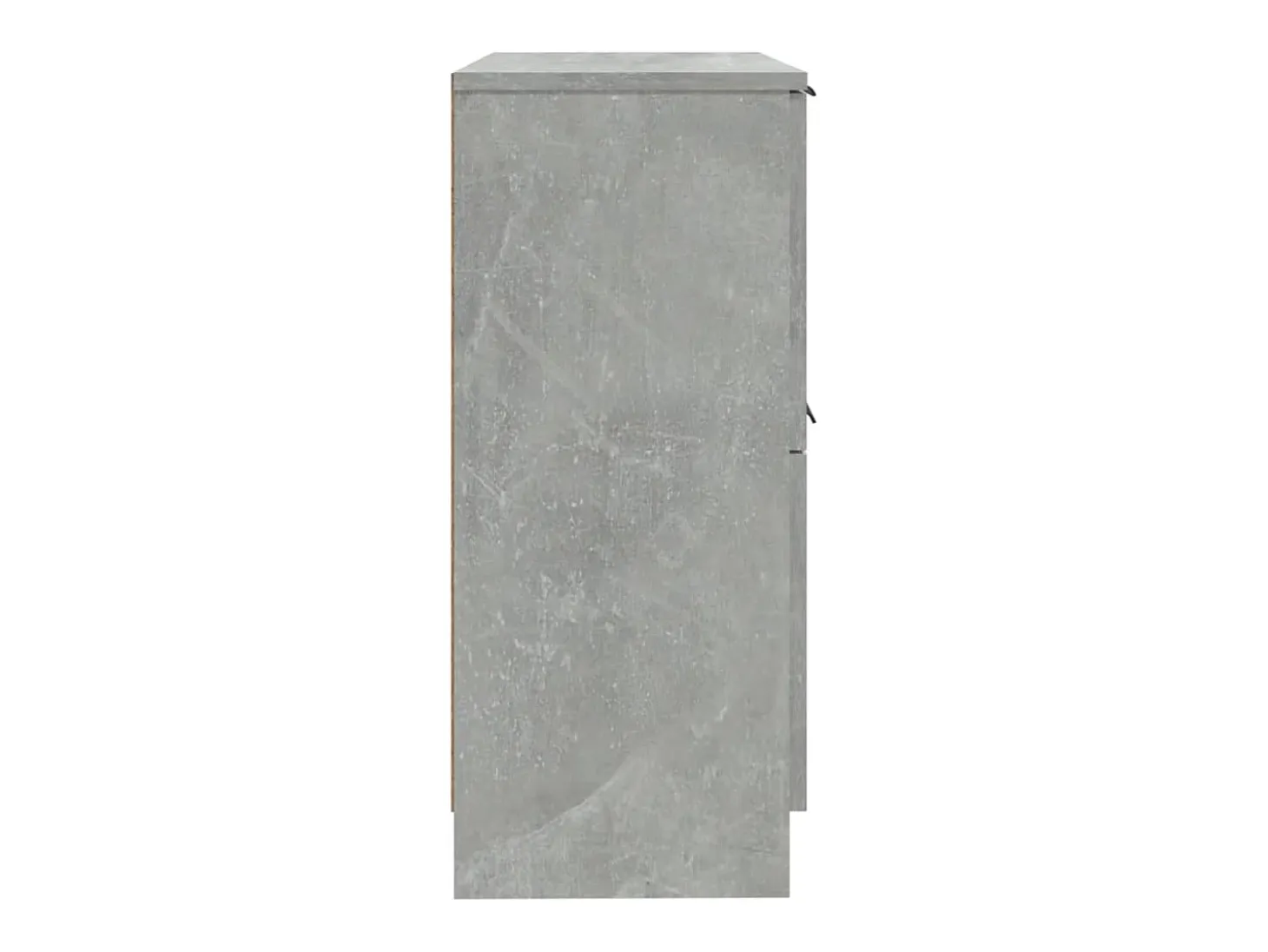 Aparador buffet cómoda armario mueble organizador cocina salón salón juego de 2 30 x 30 x 70 cm madera contrachapada gris 02_0036843