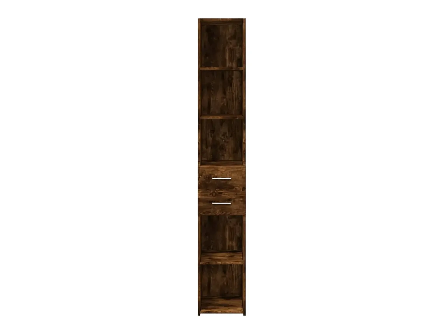 Aparador buffet cómoda armario mueble organizador cocina salón salón alto 30 x 42,5 x 185 cm madera contrachapada marrón 02_0033167