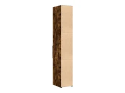 Aparador buffet cómoda armario mueble organizador cocina salón salón alto 30 x 42,5 x 185 cm madera contrachapada marrón 02_0033167