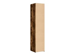 Aparador buffet cómoda armario mueble organizador cocina salón salón alto 40 x 42,5 x 185 cm madera contrachapada marrón 02_0033357
