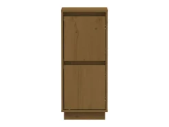 Aparador buffet cómoda armario mueble organizador cocina salón salón juego de 2 31,5 x 34 x 75 cm madera maciza de pino marrón 02_0036883