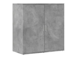 Aparador buffet cómoda armario mueble organizador cocina salón salón juego de 2 79 x 38 x 80 cm madera contrachapada gris 02_0036869