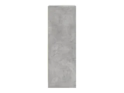 Aparador buffet cómoda armario mueble organizador cocina salón salón con LED 42,5 x 34 x 100 cm madera contrachapada gris 02_0029803