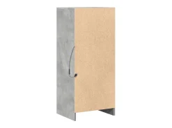 Aparador buffet cómoda armario mueble organizador cocina salón salón con LED 42,5 x 34 x 100 cm madera contrachapada gris 02_0029803