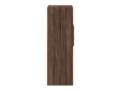 Aparador buffet cómoda armario mueble organizador cocina salón salón alto 50 x 42,5 x 124 cm madera contrachapada marrón 02_0033725