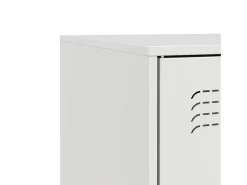 Aparador buffet cómoda armario mueble organizador cocina salón salón 67 x 39 x 73 cm acero blanco 02_0030386
