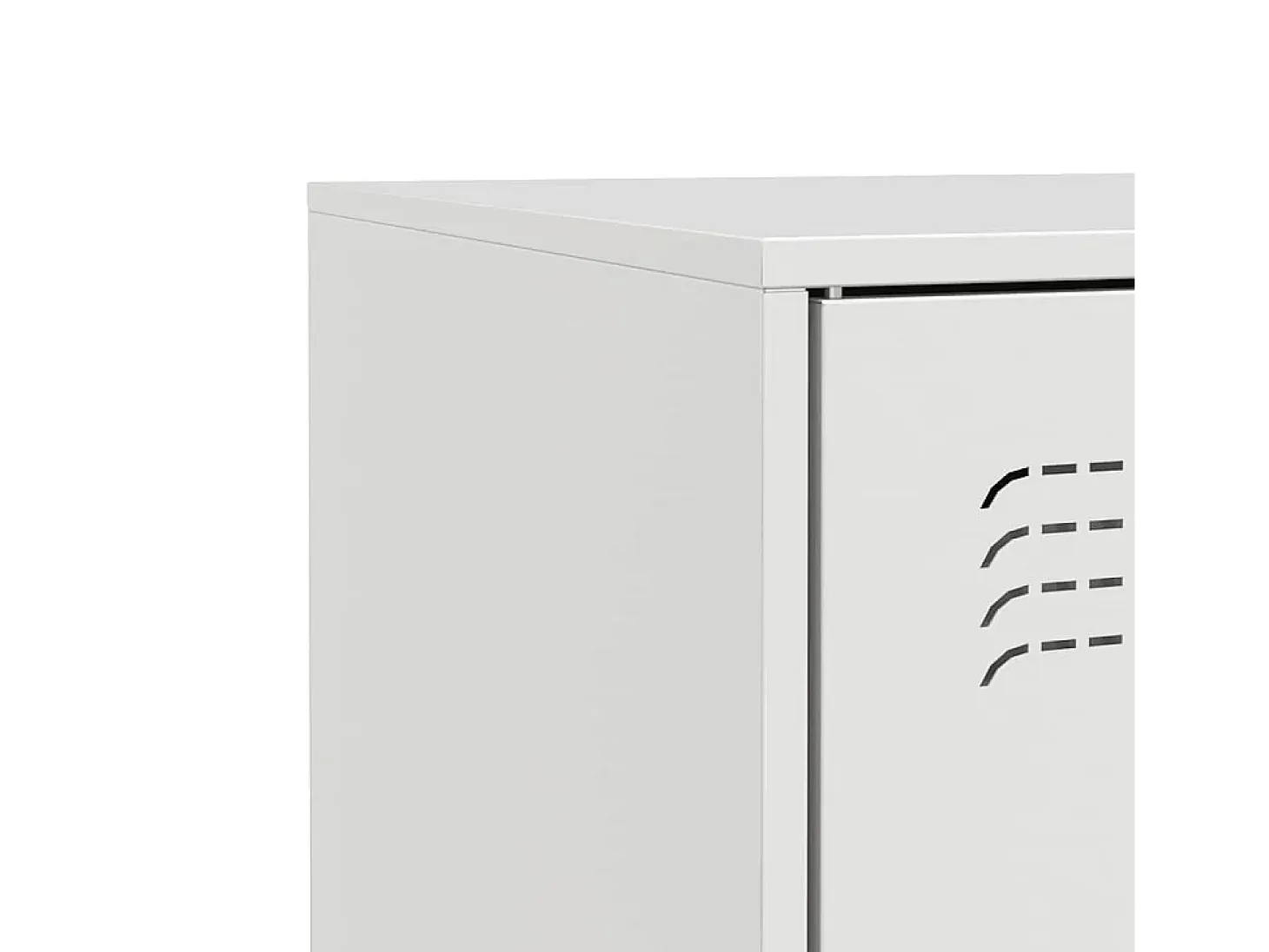 Aparador buffet cómoda armario mueble organizador cocina salón salón 67 x 39 x 73 cm acero blanco 02_0030386