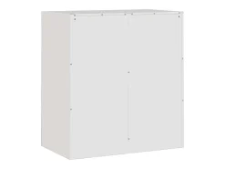Aparador buffet cómoda armario mueble organizador cocina salón salón 67 x 39 x 73 cm acero blanco 02_0030386