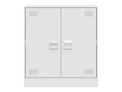 Aparador buffet cómoda armario mueble organizador cocina salón salón 67 x 39 x 73 cm acero blanco 02_0030386
